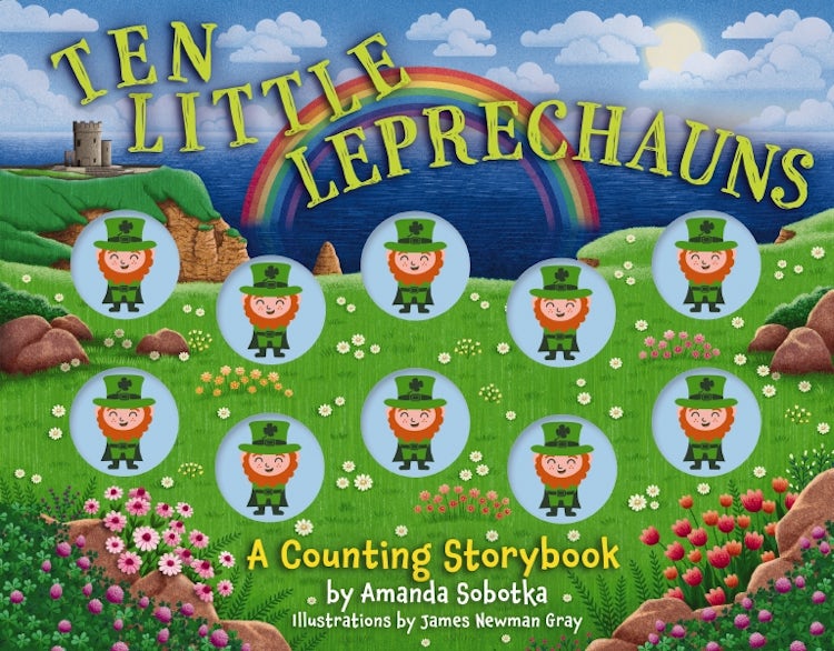 Cover image for Ten Little Leprechauns: A Counting Storybook, isbn: 9781400346486