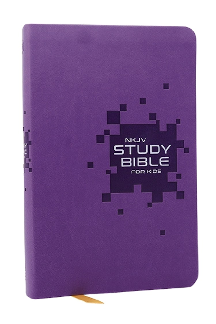 Cover image for NKJV Study Bible for Kids: The Premier Study [Purple], isbn: 9781400350728