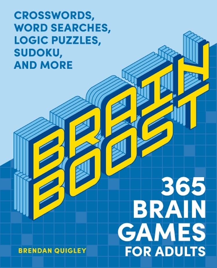 Cover image for Brain Boost: 365 Brain Games for Adults, isbn: 9781400352562