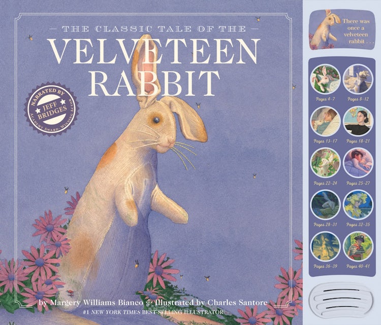 Cover image for The Classic Tale of the Velveteen Rabbit: A Press & Play Storybook, isbn: 9781400353392