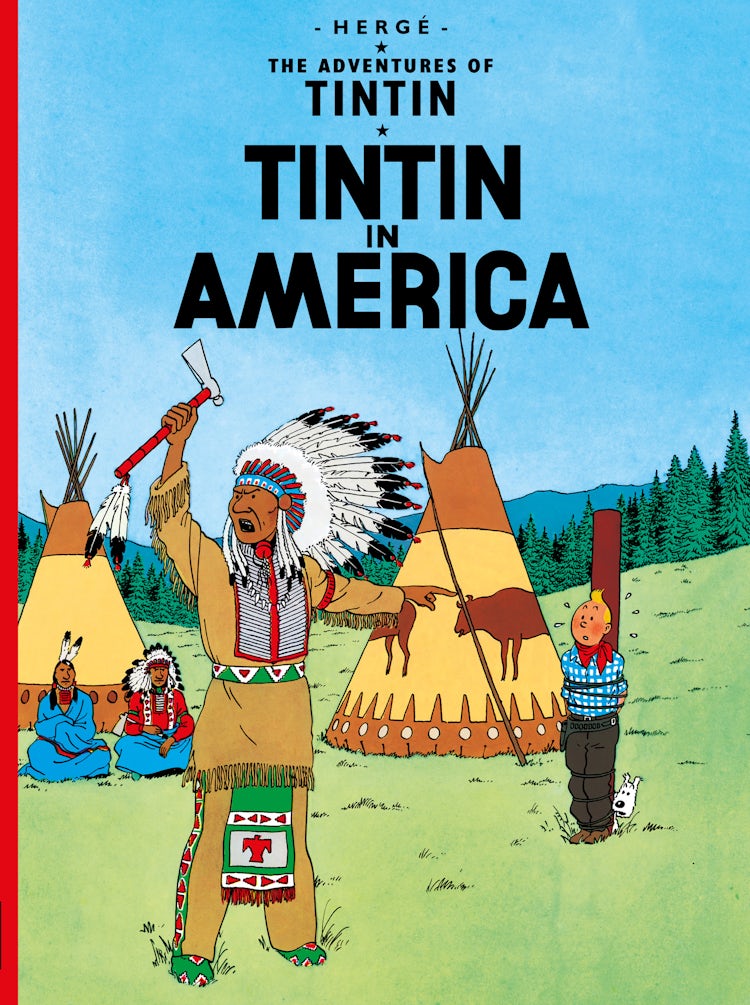 Cover image for Tintin in America, isbn: 9781405206143