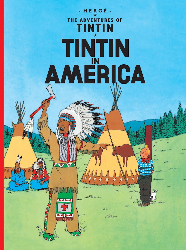 Cover image for Tintin in America, isbn: 9781405208024