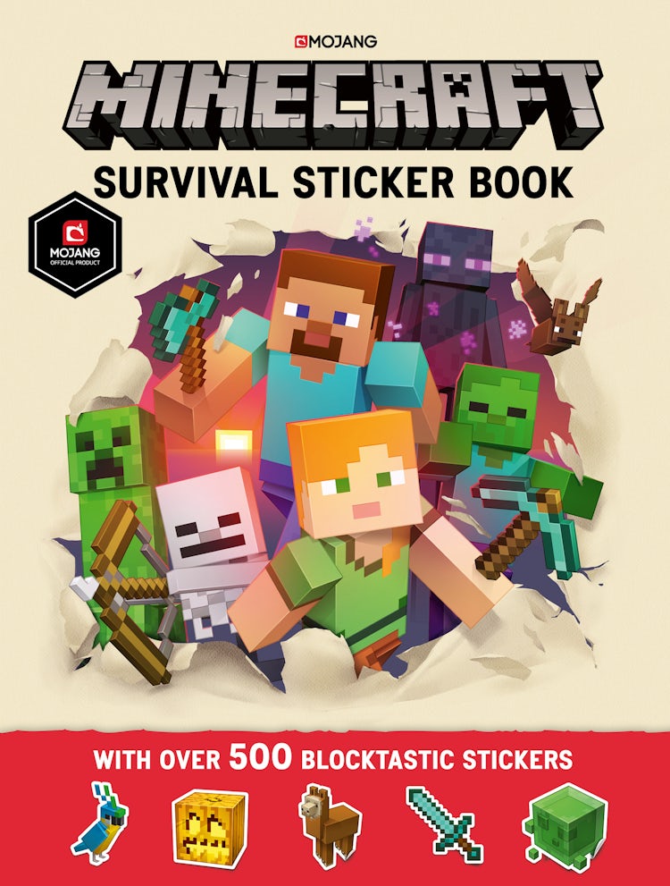 Cover image for Minecraft Survival Sticker Book, isbn: 9781405288552