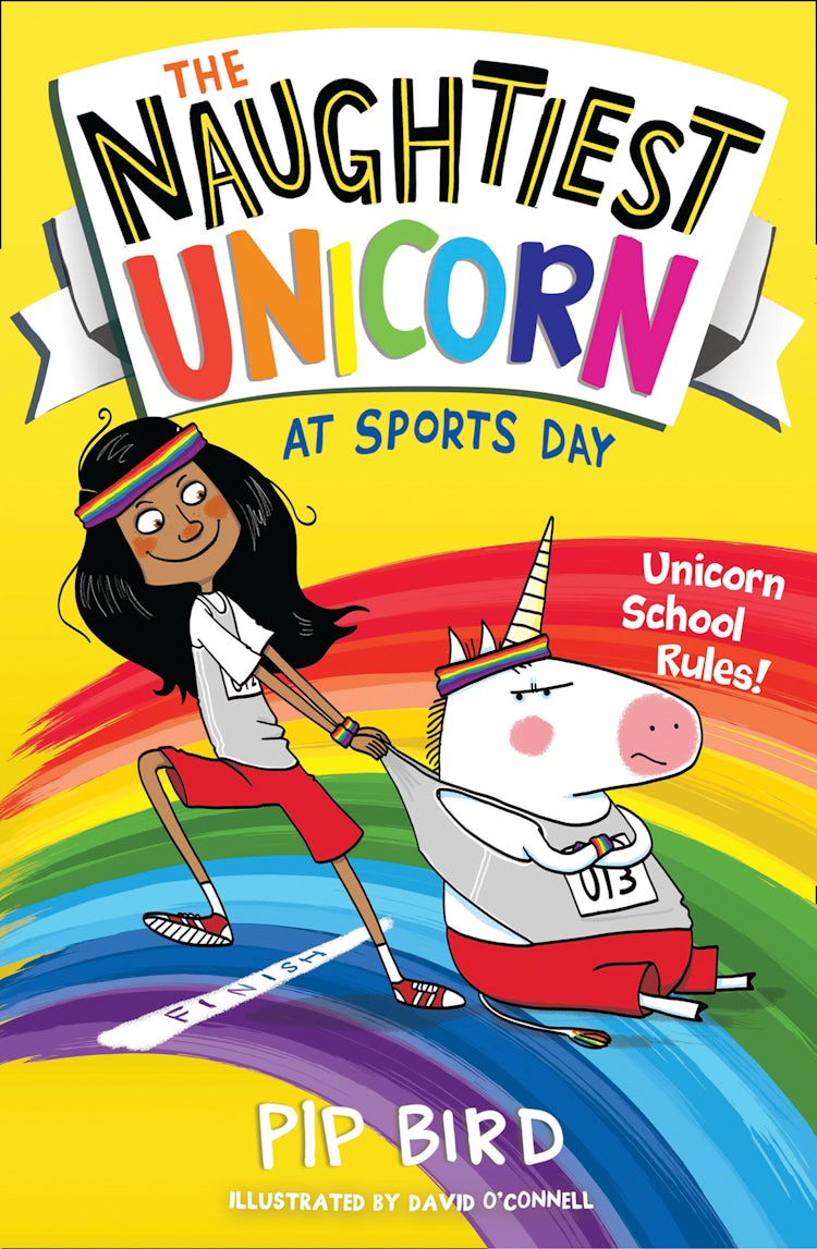 Cover image for The Naughtiest Unicorn at Sports Day (The Naughtiest Unicorn series), isbn: 9781405294805