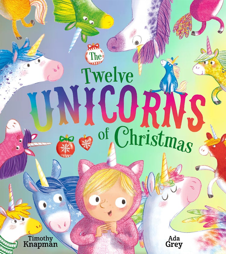 Cover image for 12 Unicorns of Christmas, The, isbn: 9781405295277