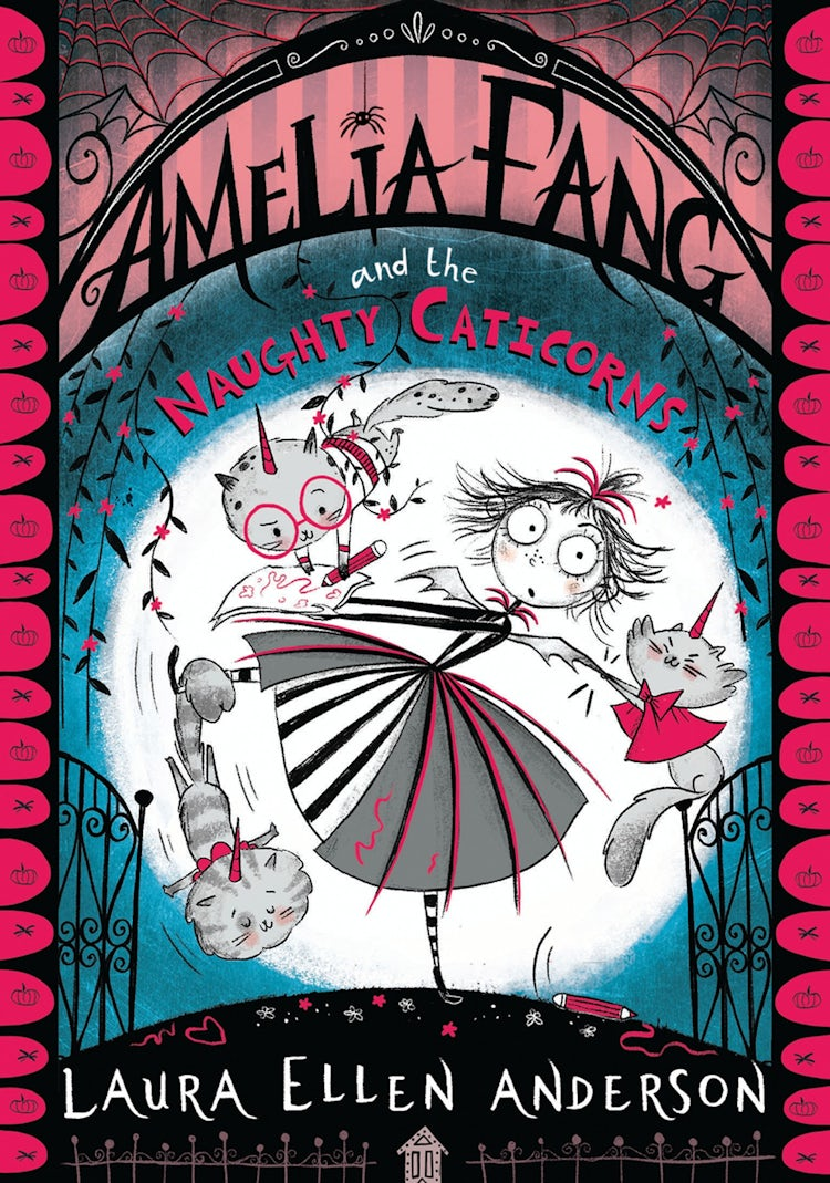 Cover image for Amelia Fang and the Naughty Caticorns (The Amelia Fang Series), isbn: 9781405297097