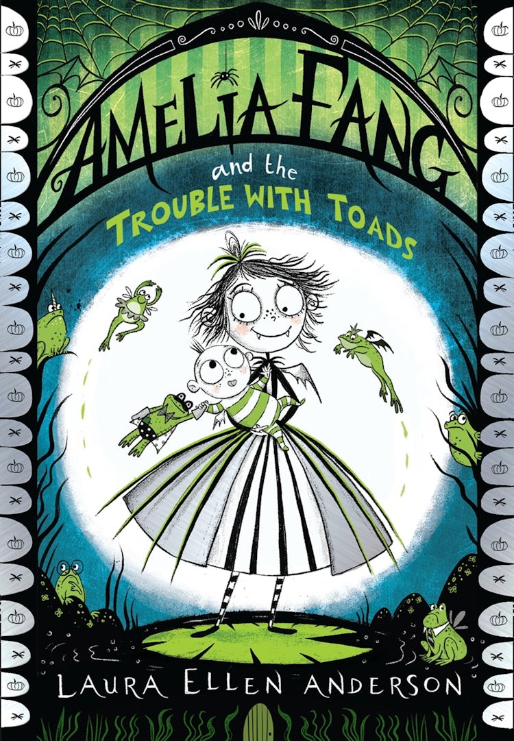 Cover image for Amelia Fang and the Trouble with Toads, isbn: 9781405297707