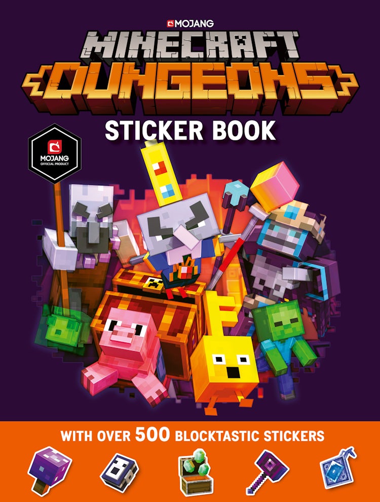 Cover image for Minecraft Dungeons Sticker Book, isbn: 9781405299701
