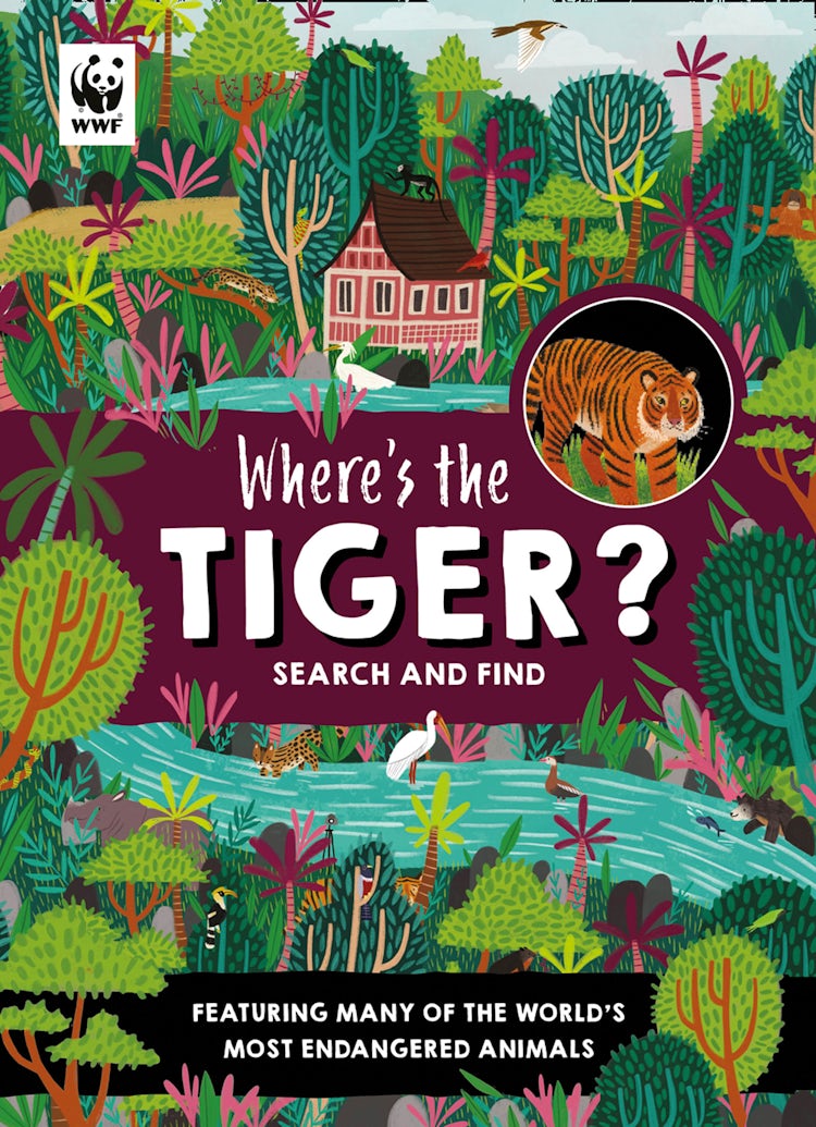Cover image for Where's the Tiger: Search and Find Book, isbn: 9781405299886