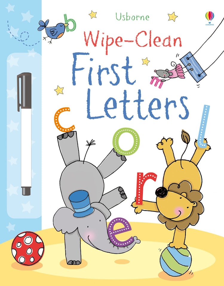 Cover image for Wipe-Clean First Letters, isbn: 9781409524502