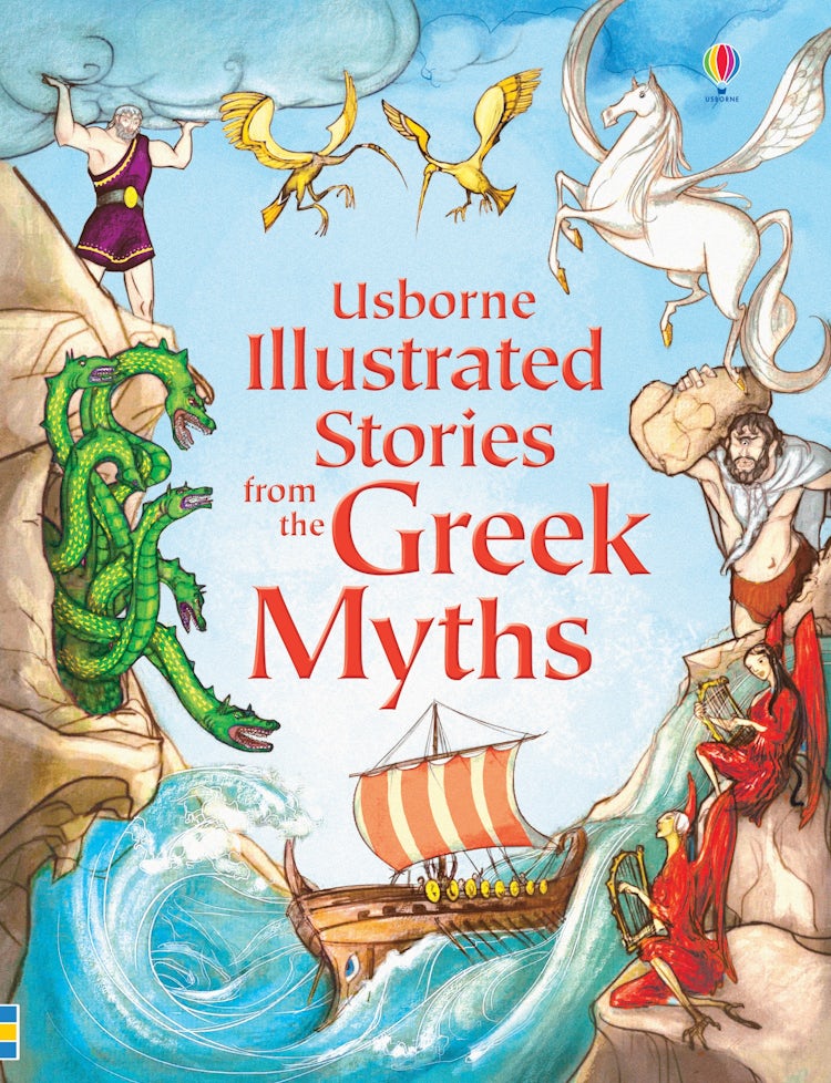 Cover image for Usborne Illustrated Stories from the Greek Myths, isbn: 9781409531678