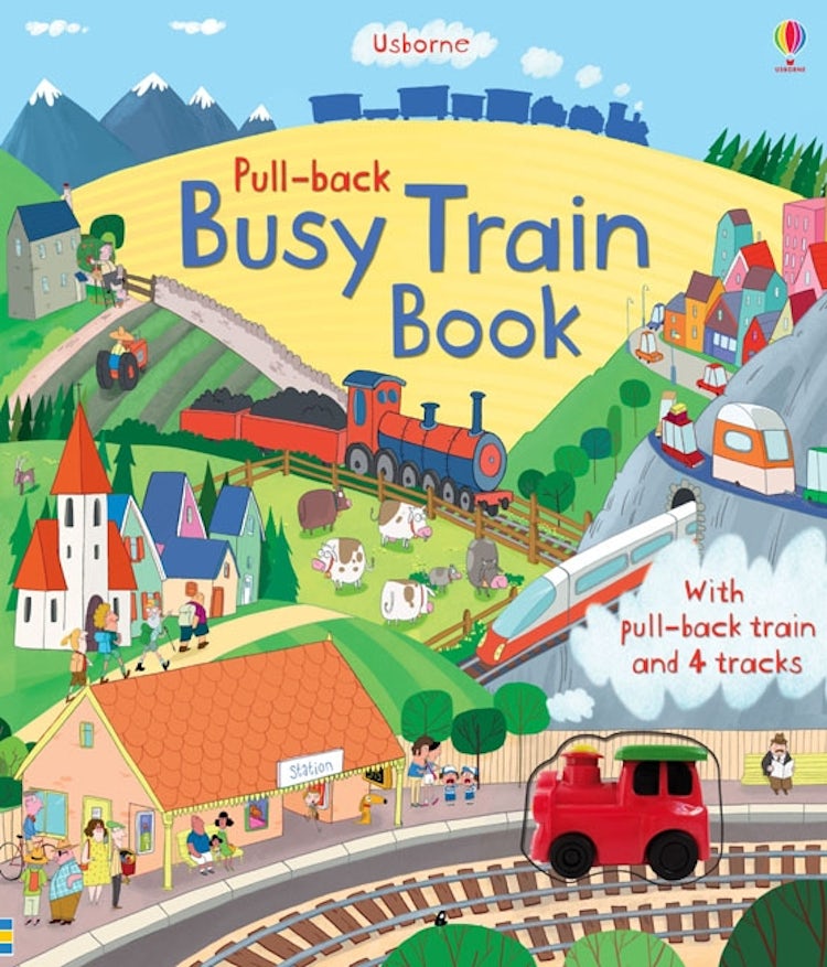 Cover image for Pull-Back Busy Train, isbn: 9781409550341