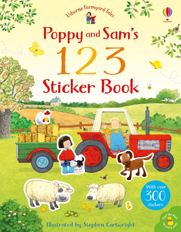 Cover image for Poppy and Sam's 123 Sticker Book, isbn: 9781409551812