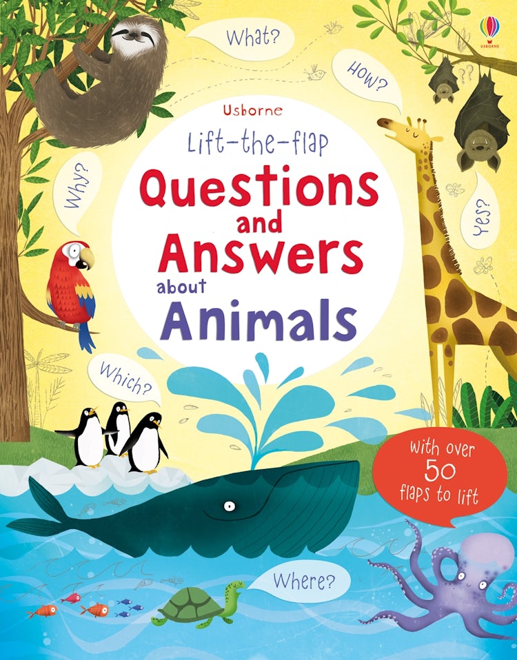 Cover image for Lift-the-flap Questions and Answers About Animals, isbn: 9781409562115