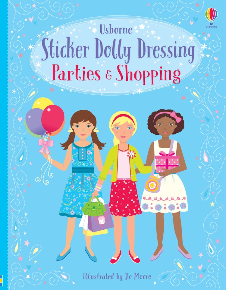 Cover image for Sticker Dolly Dressing Parties and Shopping Girls, isbn: 9781409562733