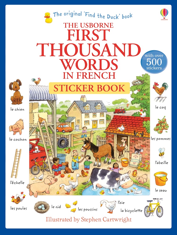 Cover image for First Thousand Words in French Sticker Book, isbn: 9781409580225