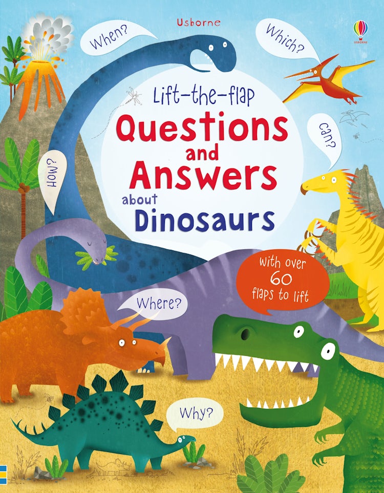 Cover image for Lift-the-Flap Questions and Answers About Dinosaurs, isbn: 9781409582144