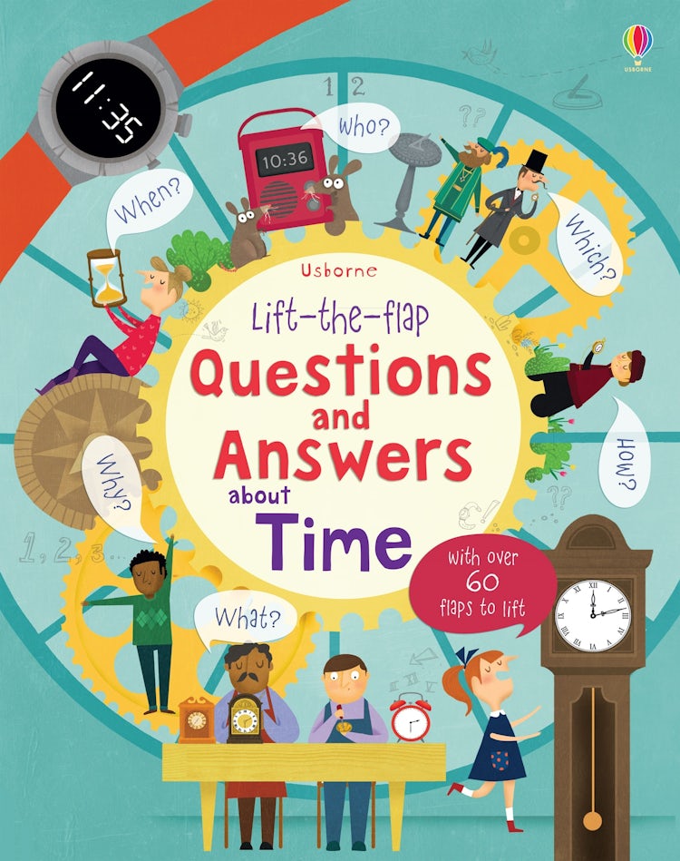 Cover image for Lift-The-Flap Questions and Answers About Time, isbn: 9781409582168