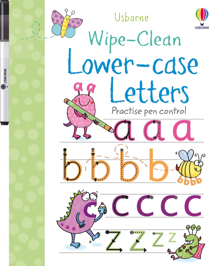 Cover image for Wipe-Clean Lower-Case Letters, isbn: 9781409582618