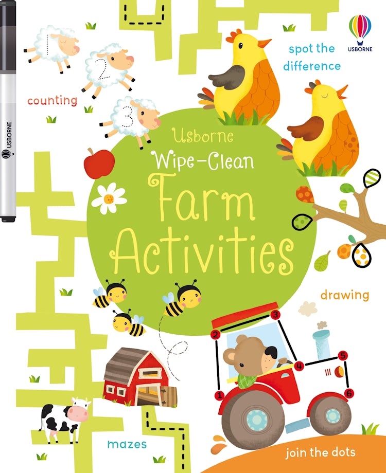 Cover image for Wipe-Clean Farm Activities, isbn: 9781409582779