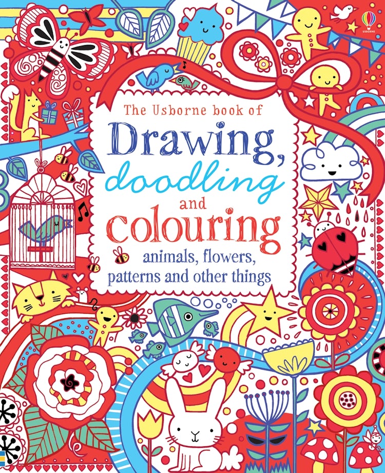Cover image for Drawing, Doodling & Colouring: Animals, Flowers, Patterns and Other Things, isbn: 9781409586630