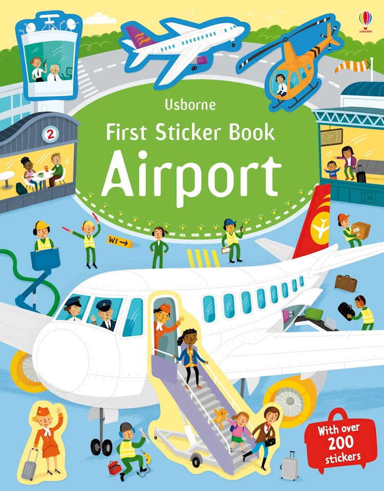Cover image for First Sticker Book Airports, isbn: 9781409587507