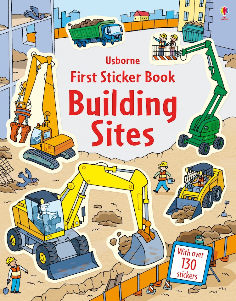 Cover image for First Sticker Book Building Sites, isbn: 9781409587514