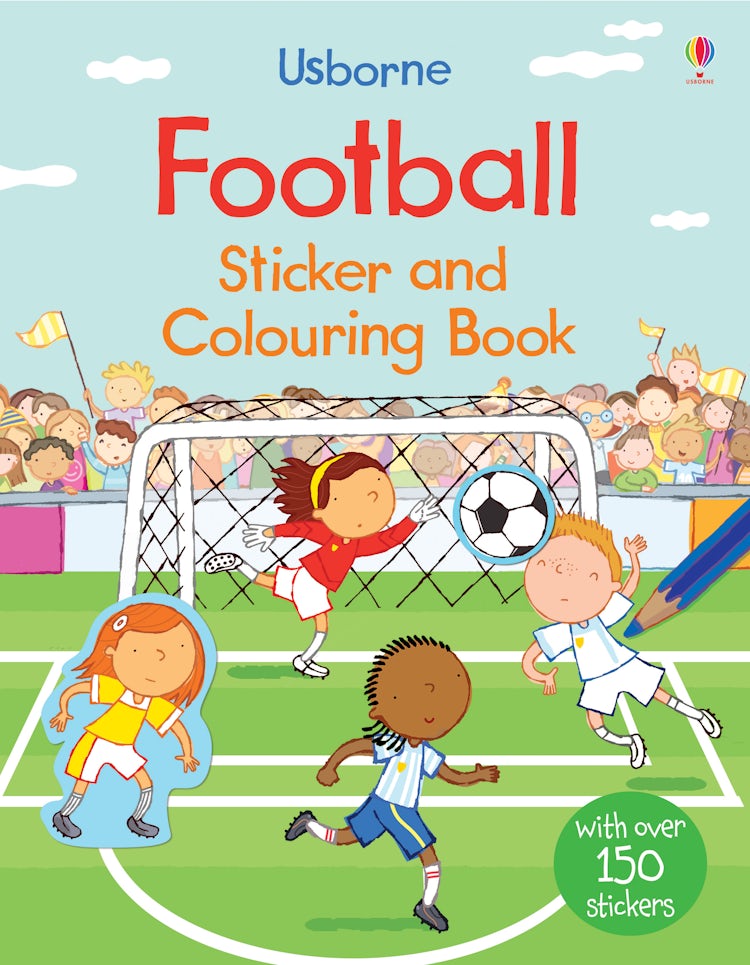 Cover image for Football Sticker and Colouring Book, isbn: 9781409597537