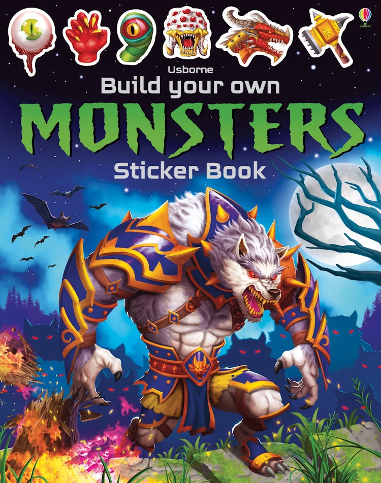 Cover image for Build Your Own Monsters Sticker Book, isbn: 9781409598435