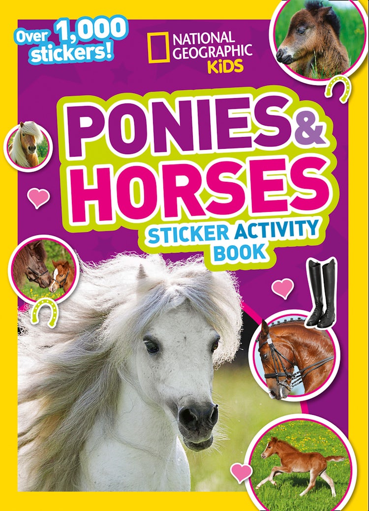 Cover image for Ponies and Horses Sticker Activity Book, isbn: 9781426334276