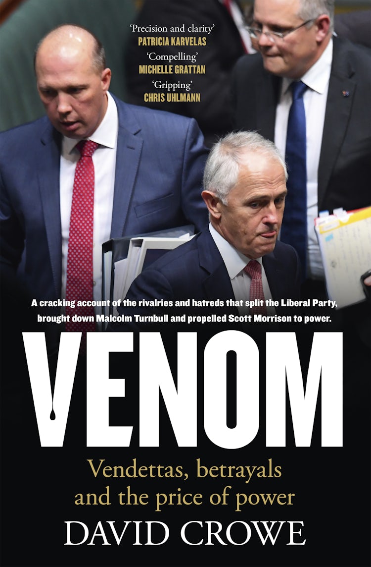 Cover image for Venom: Vendettas, Betrayals and the Price of Power, isbn: 9781460711712