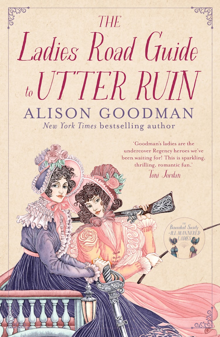 Cover image for The Ladies Road Guide to Utter Ruin: A charming and thrilling cosy mystery sequel from the bestselling and award-winning author of The Benevolent Society of Ill-Mannered Ladies, isbn: 9781460714416