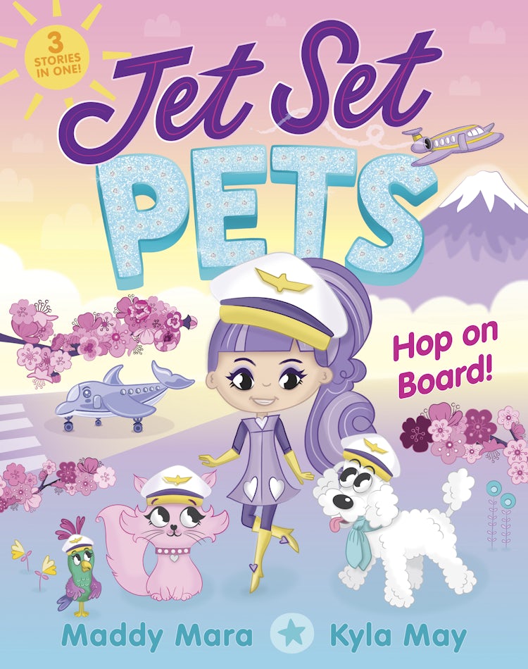 Cover image for Hop on Board! (Jet Set Pets, #2): The fabulous new collection of travel adventure stories, from the bestselling author of DRAGON GIRLS, isbn: 9781460714690