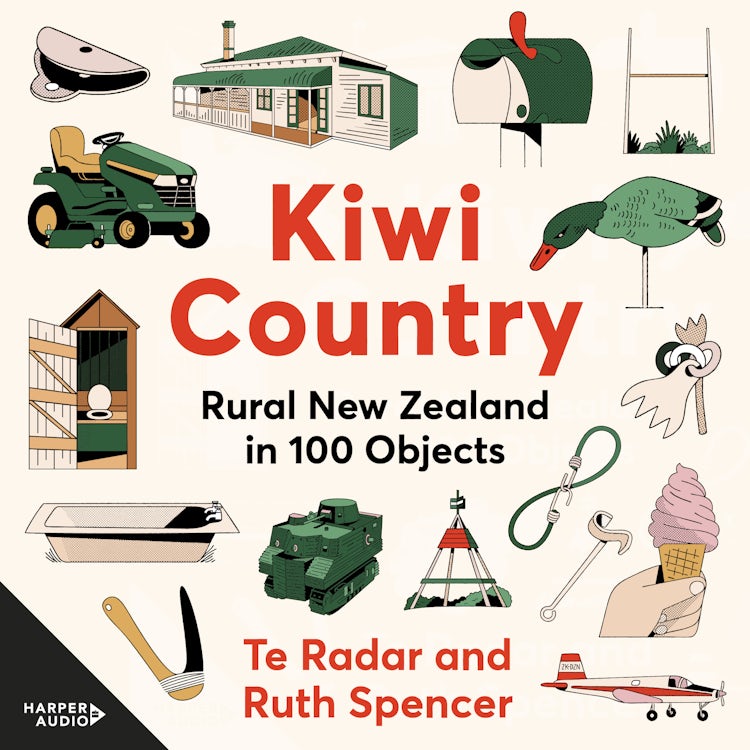 Cover image for Kiwi Country: Rural New Zealand in 100 objects, isbn: 9781460732588
