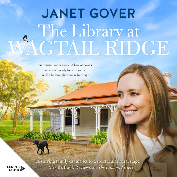 Cover image for The Library at Wagtail Ridge: the new small-town romance and 2023's Ruby award winner. A heartwarming novel about family, belonging and love, perfect for readers of Karly Lane., isbn: 9781460745427
