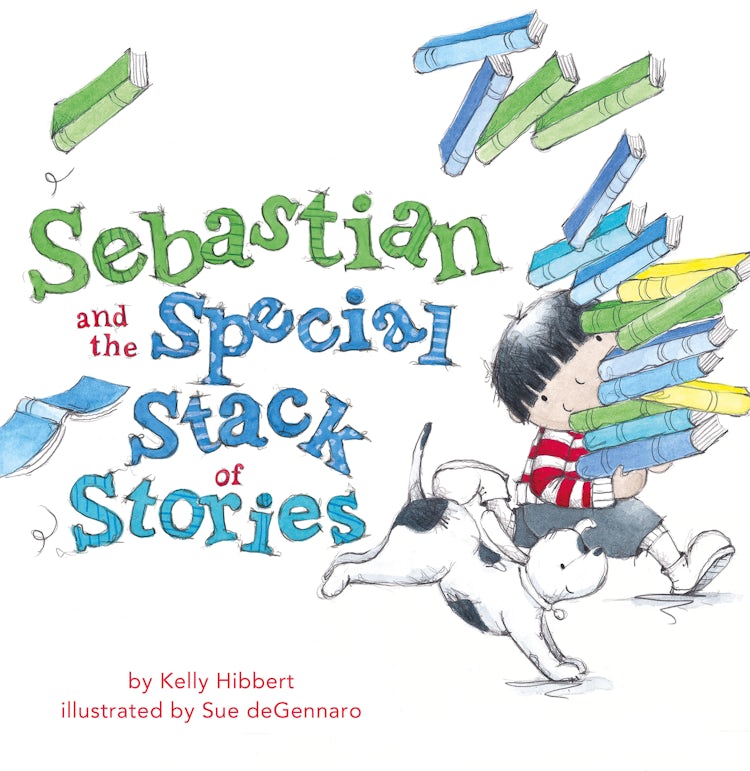Cover image for Sebastian and the Special Stack of Stories, isbn: 9781460753477