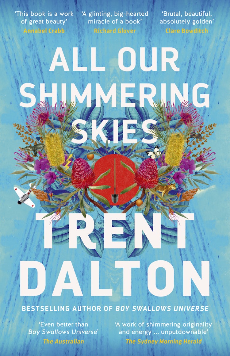 Cover image for All Our Shimmering Skies, isbn: 9780063075627