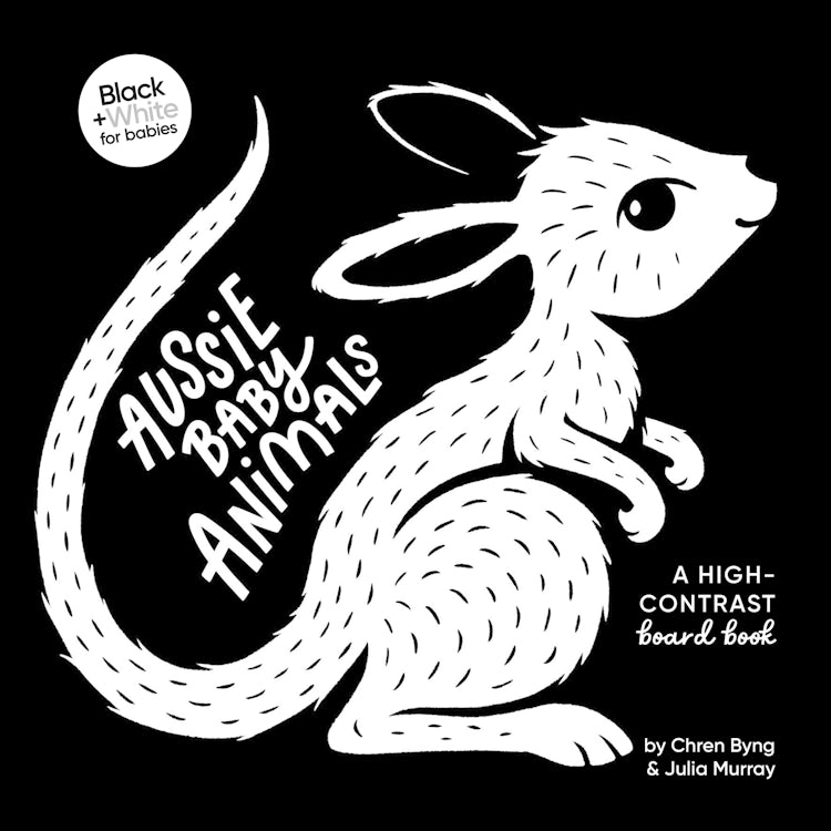 Cover image for Aussie Baby Animals (Black and White for Babies, #1), isbn: 9781460761205