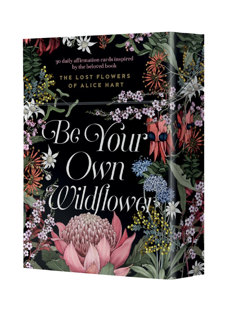 Cover image for Be Your Own Wildflower: 30 daily affirmation cards inspired by Holly Ringland's beloved book The Lost Flowers of Alice Hart, isbn: 9781460761663