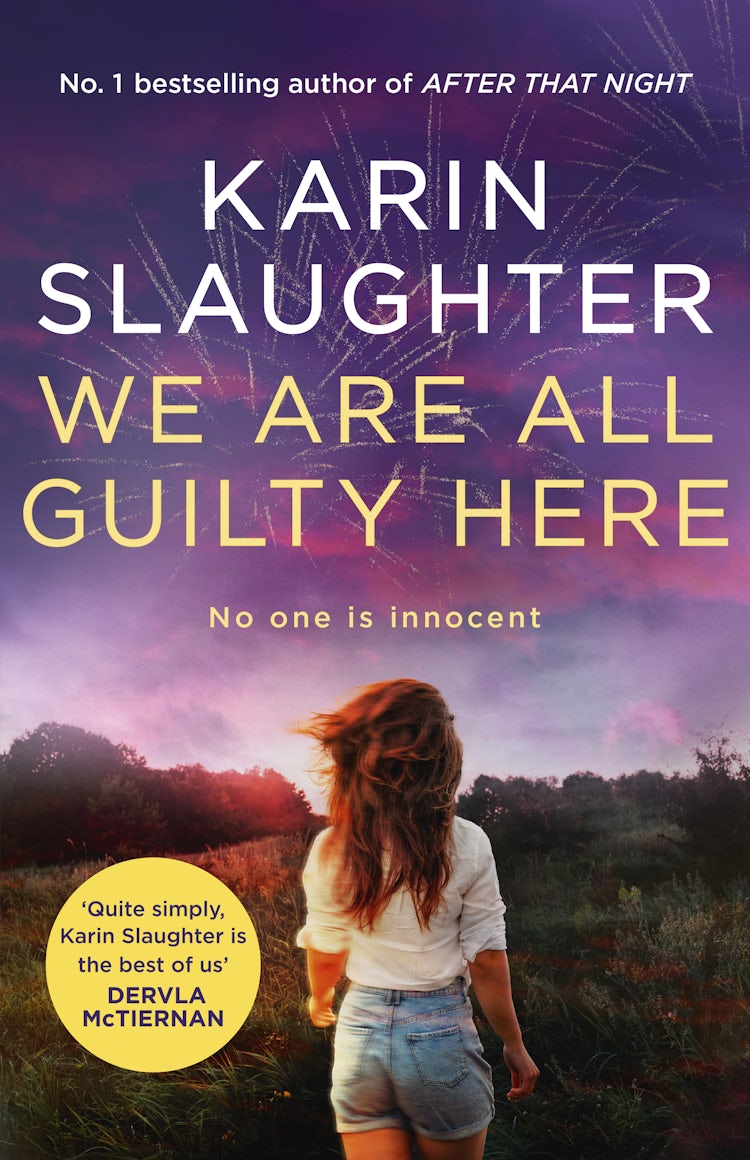 Cover image for We Are All Guilty Here: The gripping and exciting first book in a brand new crime thriller series from the No.1 Sunday Times bestselling author, isbn: 9781460764411