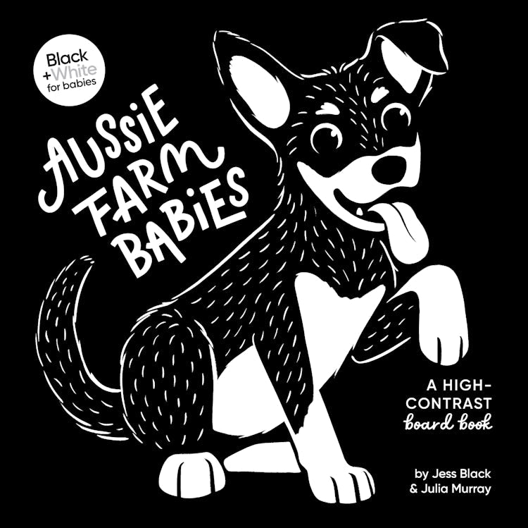 Cover image for Aussie Farm Babies  (Black and White for Babies, #3), isbn: 9781460764497