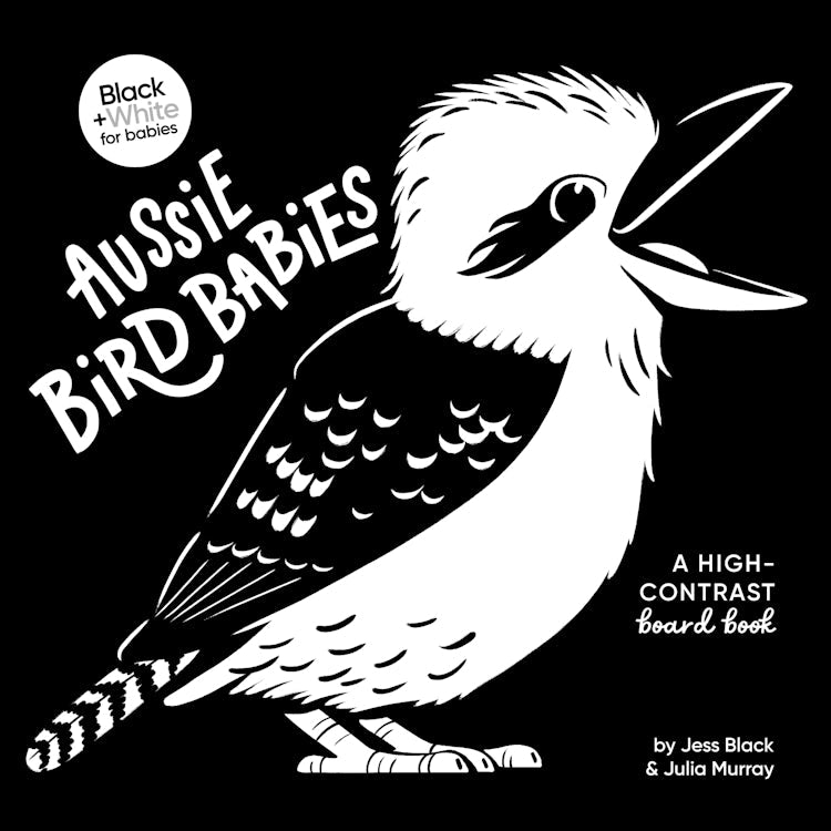Cover image for Aussie Bird Babies (Black and White for Babies, #4), isbn: 9781460764503
