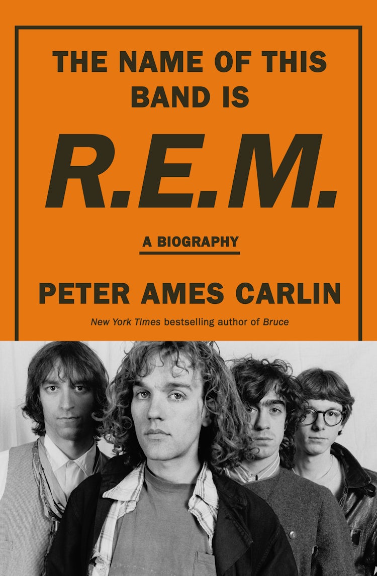 Cover image for The Name Of This Band Is R.E.M: An electrifying biography of influential alternative American rock band, by best selling author of BRUCE, PAUL McCARTNEY and HOMEWARD BOUND, isbn: 9781460767283