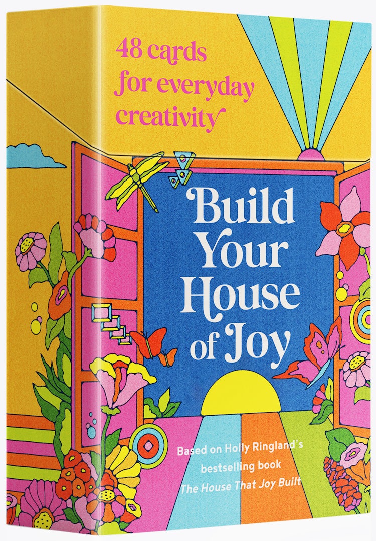 Cover image for Build Your House Of Joy: 48 cards for everyday creativity, based on Holly Ringland's bestselling book The House That Joy Built, isbn: 9781460767481