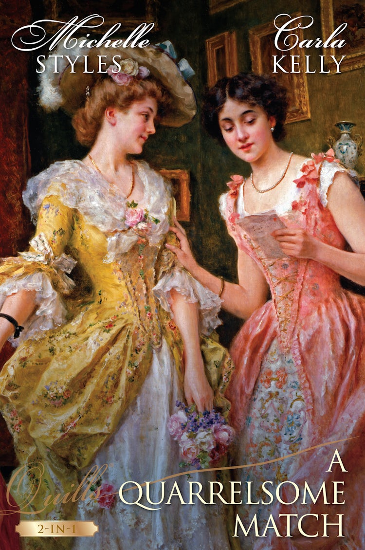 Cover image for Quills - A Quarrelsome Match/Hattie Wilkinson Meets Her Match/The Admiral's Penniless Bride, isbn: 9781460888926