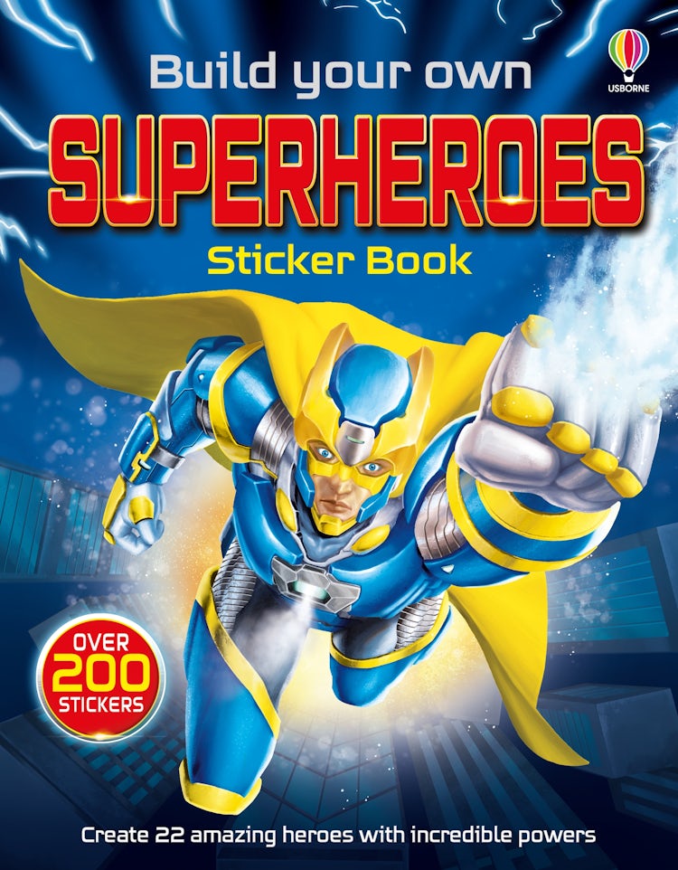 Cover image for Build Your Own Superheroes Sticker Book, isbn: 9781474918961