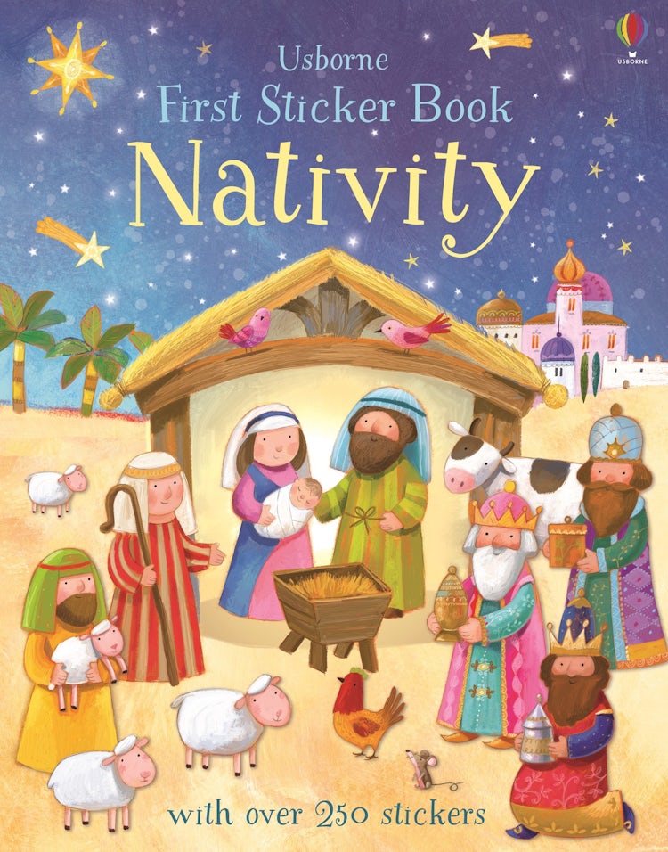Cover image for First Sticker Book Nativity, isbn: 9781474919074