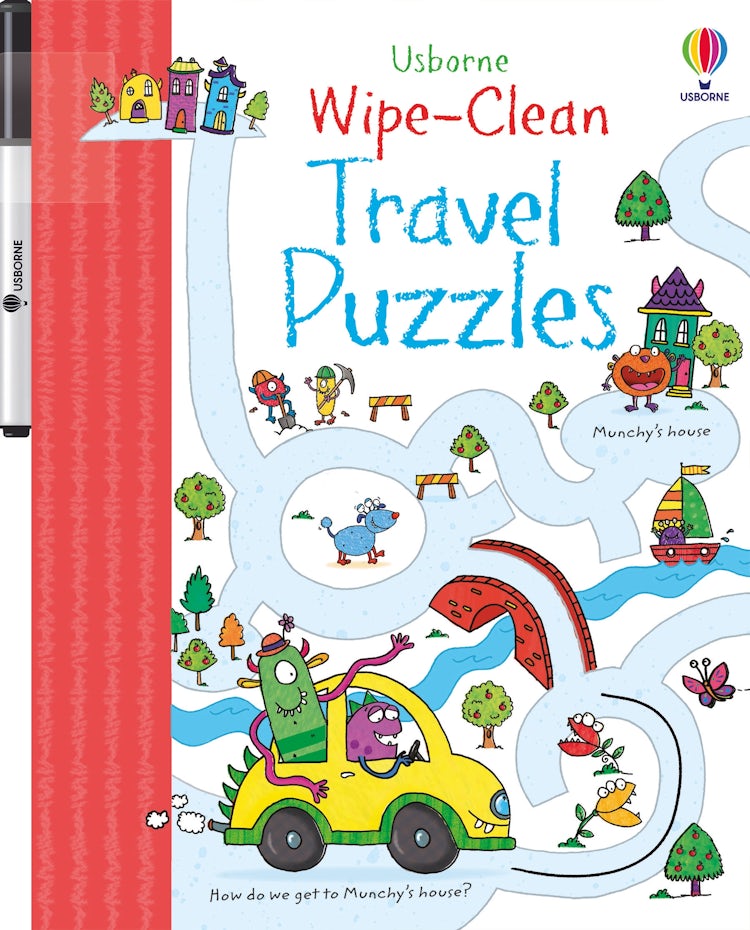 Cover image for Wipe-Clean Travel Puzzles, isbn: 9781474921459