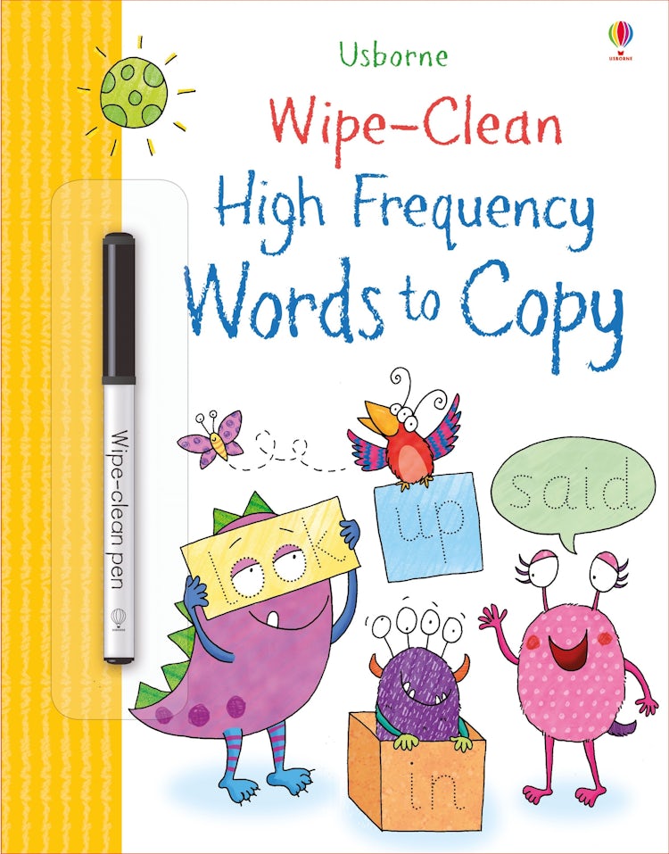 Cover image for Wipe-Clean High-Frequency Words to Copy, isbn: 9781474922333
