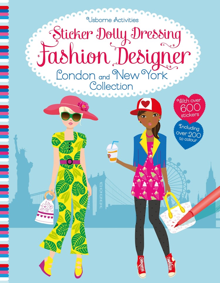 Cover image for Sticker Dolly Dressing Fashion Designer London And New York Collection, isbn: 9781474935937